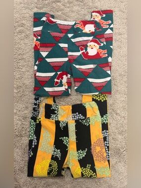 Kids Halloween & Santa LuLaRoe Leggings size S/M